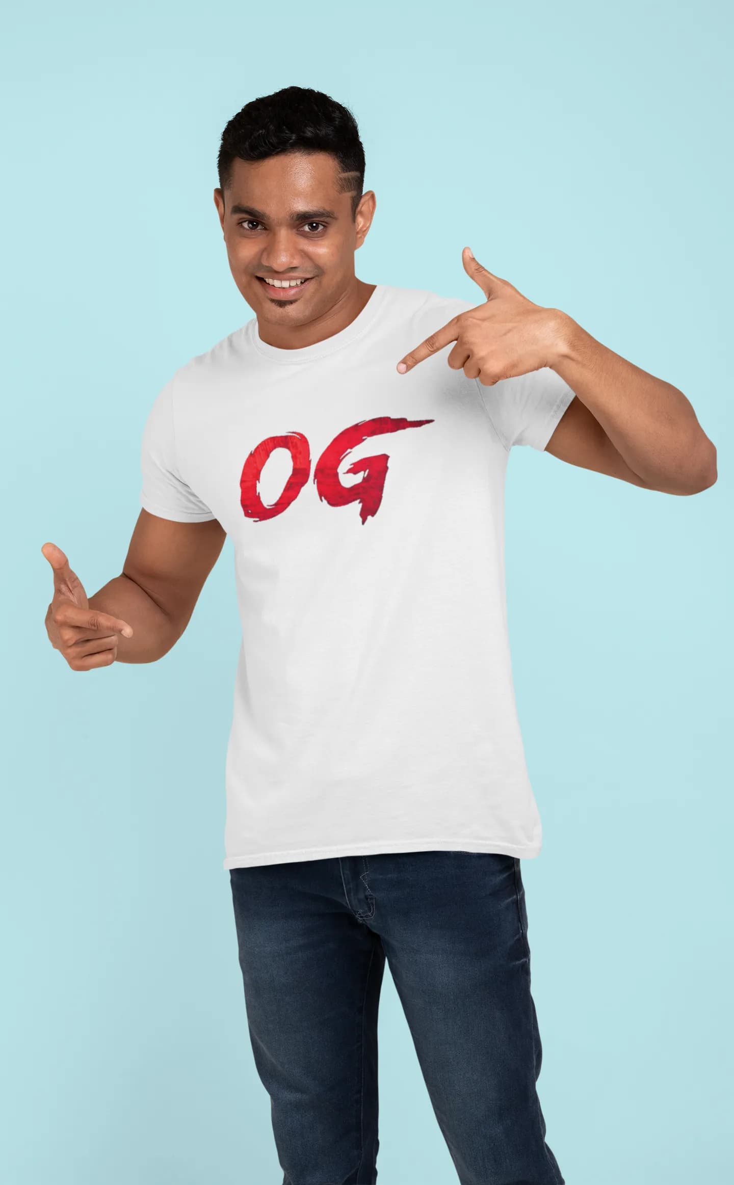 Premium cotton t-shirt ready for personalization